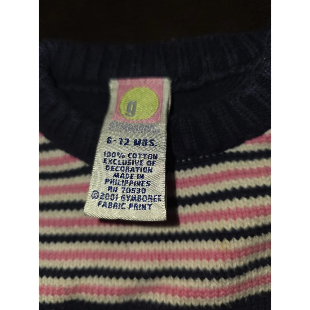 Gymboree‎ vintage butterfly sweater size 6 12 months 2001